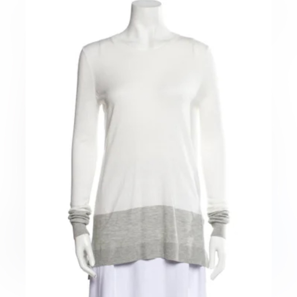 VINCE Lightweight Knit‎ Tunic Sweater Size Small Cashmere Viscose Colour Block
